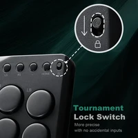 Haute42 Arcade Joystick Mini Hitbox Leverless Arcade Controller For PC/PS4/PS5/Switch Leverless Arcade Stick Hitbox Fighting - Image 4