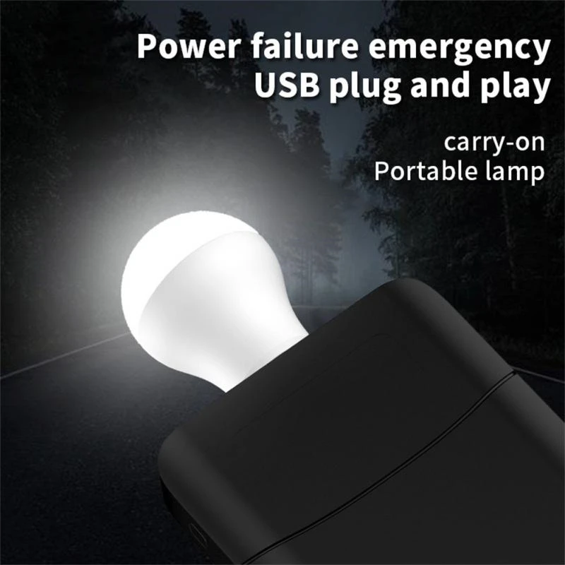 8pcs USB LED Night Light Mini Reading Lamp Portable Computer Mobile Power Charging Book Light