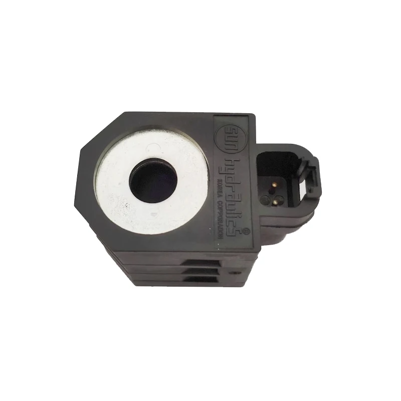 hyundai escavadeira seguranca bloqueio solenoide valvula bobina 03