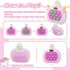 999 Level Electronic Pop Quick Push Bubbles Game Machine Toys Kids Handheld Game Console Whac-A-ole Squeeze Relief Toys Gifts 2