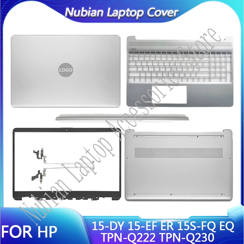 Nový pro HP 15-DY 15-EF ER 15S-FQ EQ TPN-Q222 Q230 LCD záda obal přední luneta dno pouzdro notebook obrazovka ubytování obal káča