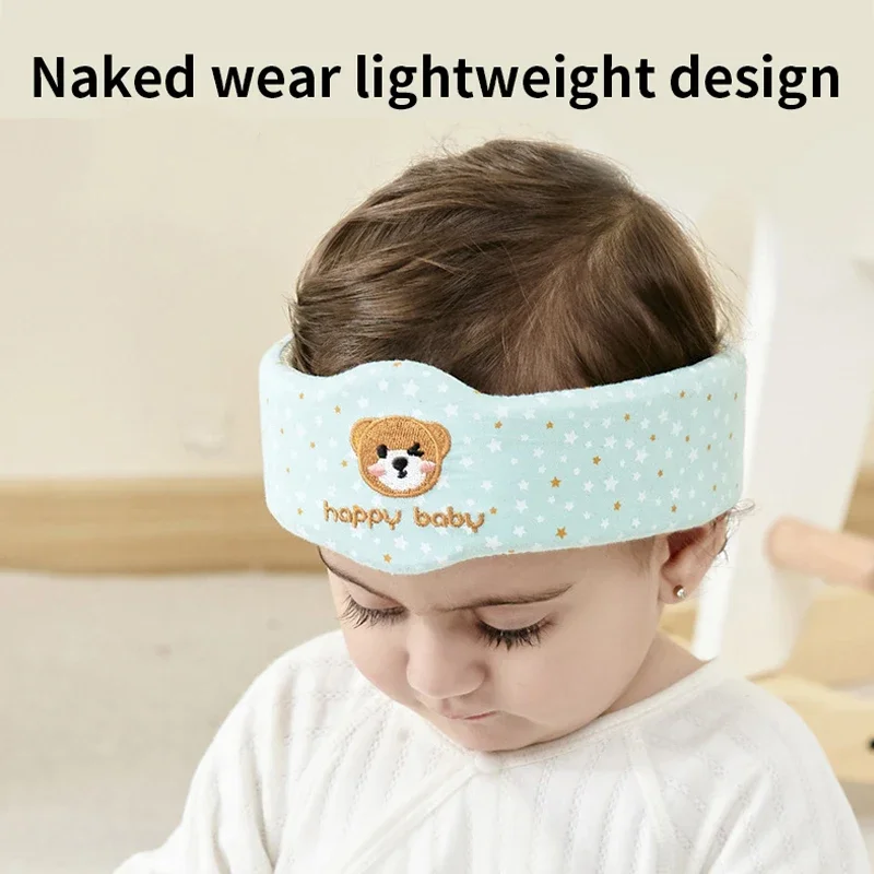 Baby Infant Toddler No Bumps Safety Helmet Head Cushion Bumper Bonnet Baby Head Protector Baby Helmet Walking Run Headband 5