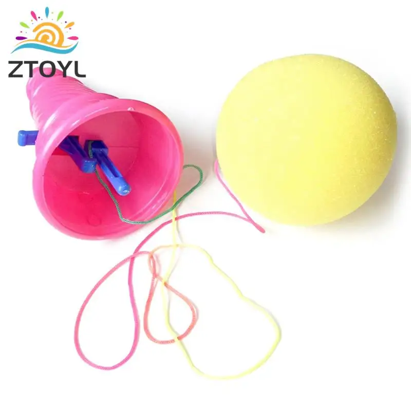 Mini Ice Cream Cone Shooters Sponge Shooting Outdoor Launch Catapult Toys For Kids Gifts Random Color