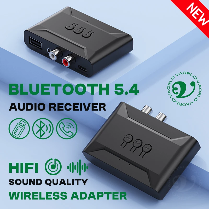 USB Bluetooth Audio Receiver Adapter 5.4 Wireless For Car Speaker Amp