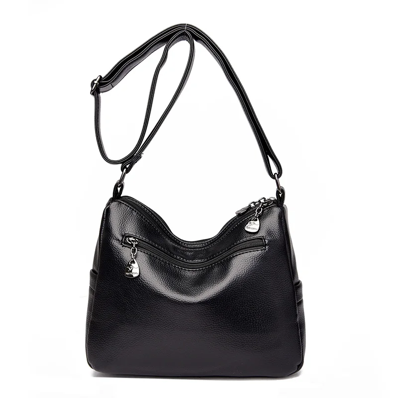 High Quality Soft Leather Women's Shoulder Bag 2023 Luxury Designer Trend Crossbody Shoulder Bag Casual Women's Handbag Wallet