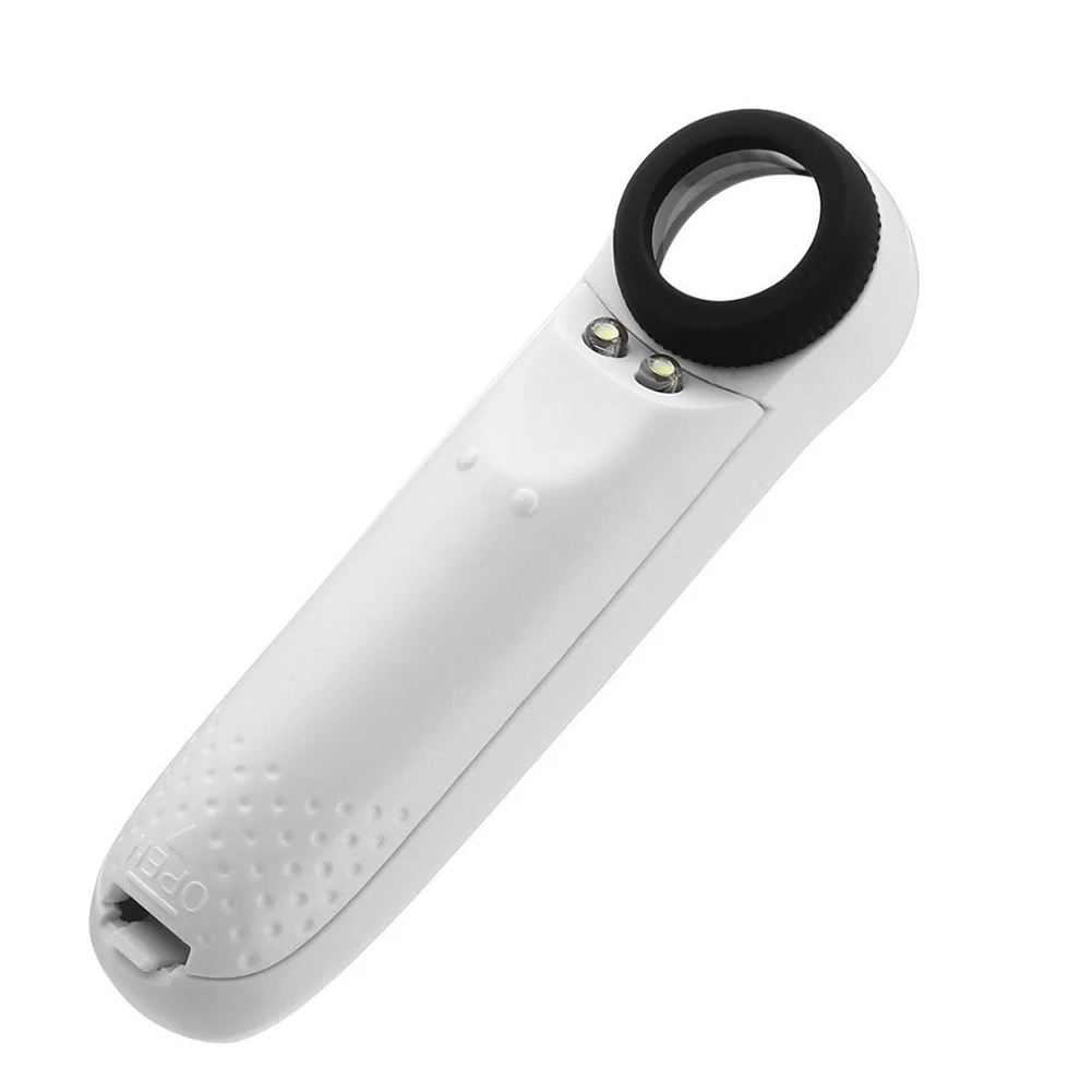 Jewelry Magnifier Jewelry Magnifying Glass Magnifying Glass Soldering Magnifier Soldering Repair Magnifier Magnifying Glass Lamp 40x 3.5mm LED Light Magnifying Glass Loupe Handheld Microscope Magnifier Illuminated lamp For Circuit Boards Hallmarks Jewelry