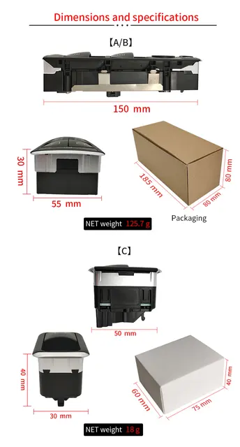 Interruttore Alzacristalli Per Mercedes - Ricambio 1669054300/4400 Per Modelli W246, W176, CLA, GLA - Foto 7