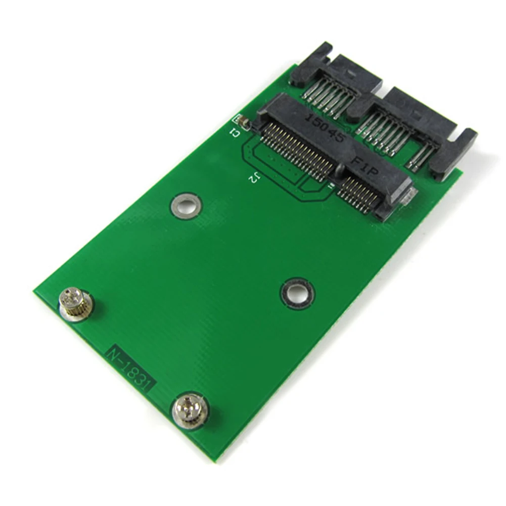 전문 컴퓨터 PC 어댑터 카드, MSATA 미니 PCIe SSD에서 1.8 인치 마이크로 SATA 어댑터 컨버터 카드