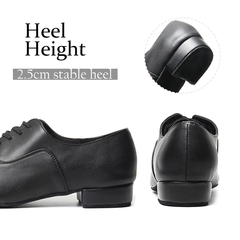 Men Dance Shoes Latin Ballroom dance shoes Modern Indoor Shoes Men Tango Dance Sneaker For Boy heeled 2.5cm
