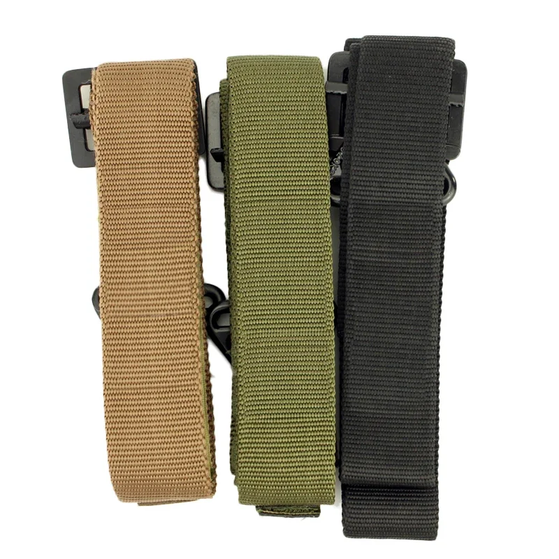 Nylon Military Tactical Belt for Men Outdoor Combat Training