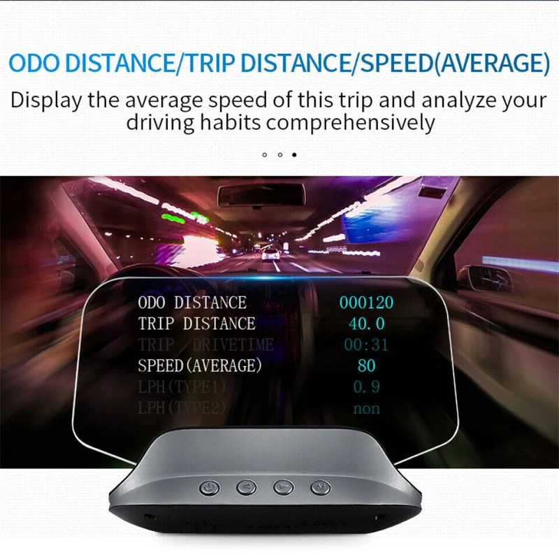 C3 Plus OBD2 HUD ڵ ̼ , GPS EOBD ӵ,  ÷, ڵ ׼, º ǻ