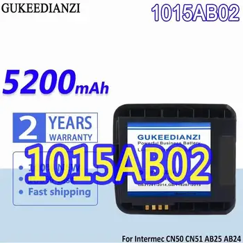Batteria per Scanner Portatile Intermec CN50 CN51 AB25 AB24 1015AB02, Durevole, 5200mAh