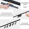 Smart Magnet Track Light System, Tuya Zigbee Dimmable LED Spotlight Adjustable Magnetic Rail Lamp Lighting for Living Room Black 3