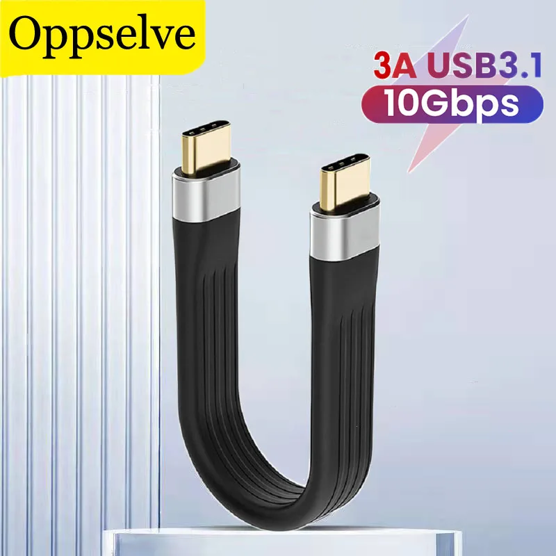 Кабель USB 3 1 для быстрой зарядки и передачи данных с портом Type-C штекер на 4K |
