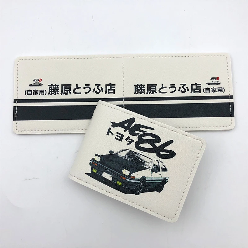 

D Fujiwara Tofu Jdm стильная сумка для карт для водительских прав, Многофункциональная Кожаная Складная Обложка для карт для вождения автомобиля