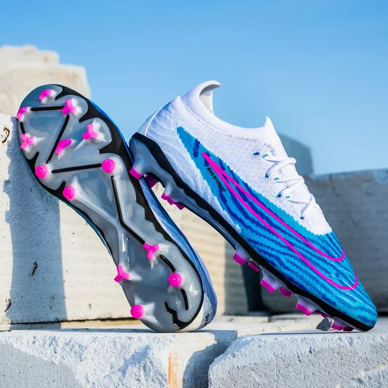 Football Shoes Men &lsquo;s Soccer Shoes Non-Slip Turf Soccer Cleats Kids TF/FG Training Football Boots Chuteira Campo