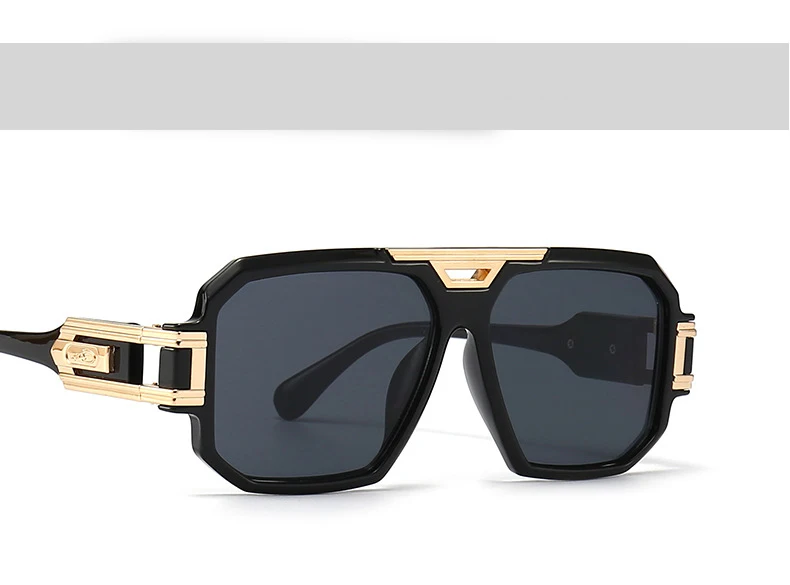 56478 Mode Männer Sonnenbrille Frauen 2023 Vintage Luxus Marke Designer Übergroßen Brillen Männlich Shades Uv400 Fahren Gläser – Detail 22