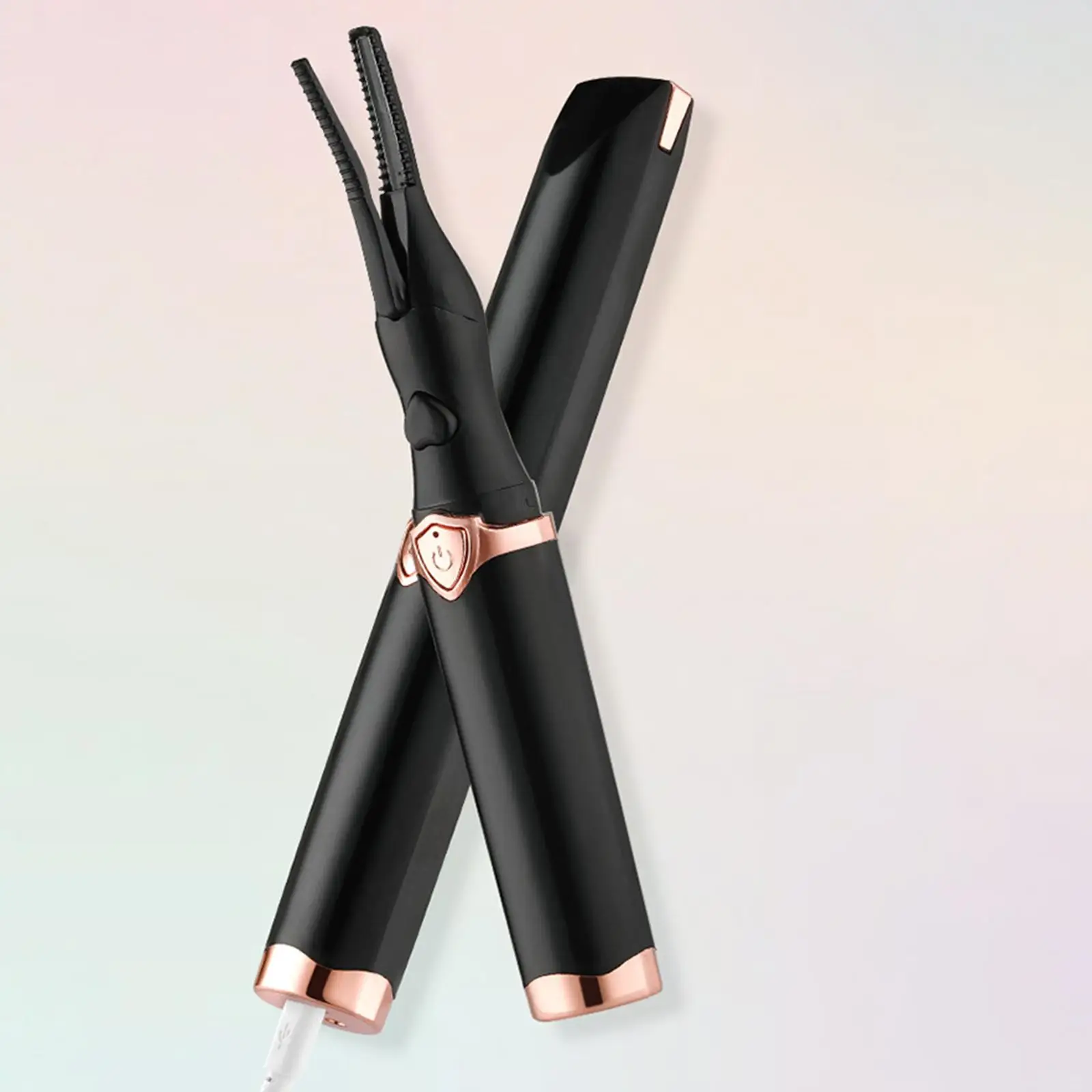 Portable Electric Heated Eyelash Curler Last for 24H Brush Makeup Tools