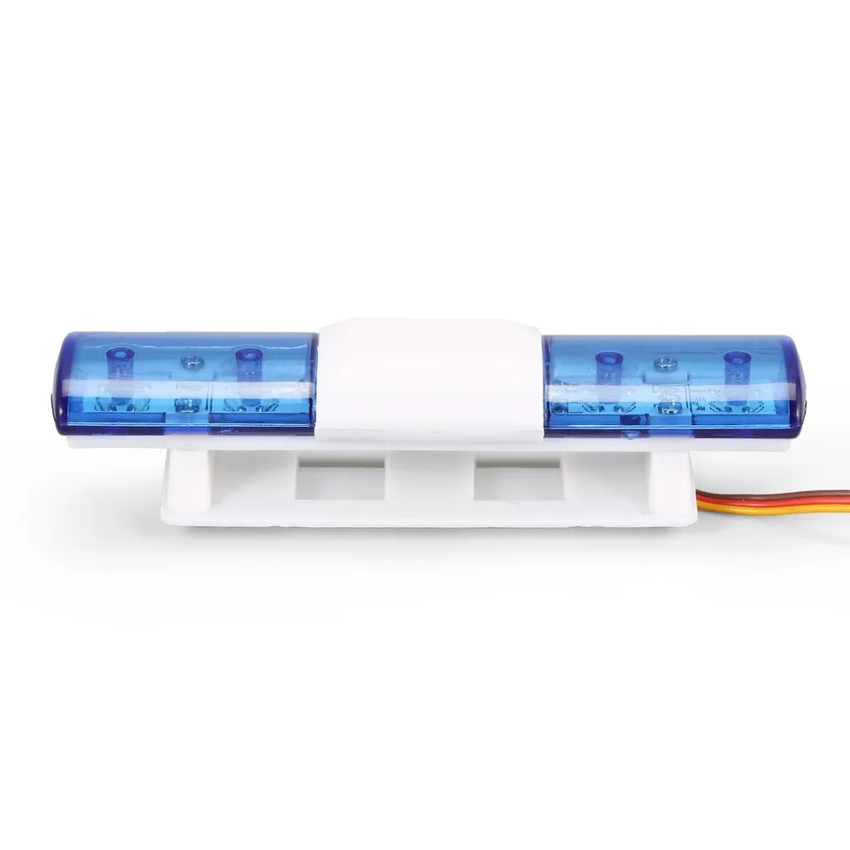 Lampeggiante LED 113-143mm Per Auto RC Polizia 1/10 1/8 HSP - 9imod