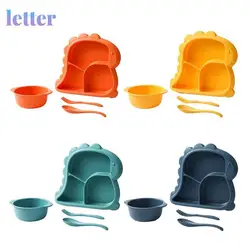 Bebê pratos de silicone placa de sucção bonito caranguejo crianças placa de alimentação antiderrapante comida para bebê tigela colher garfo