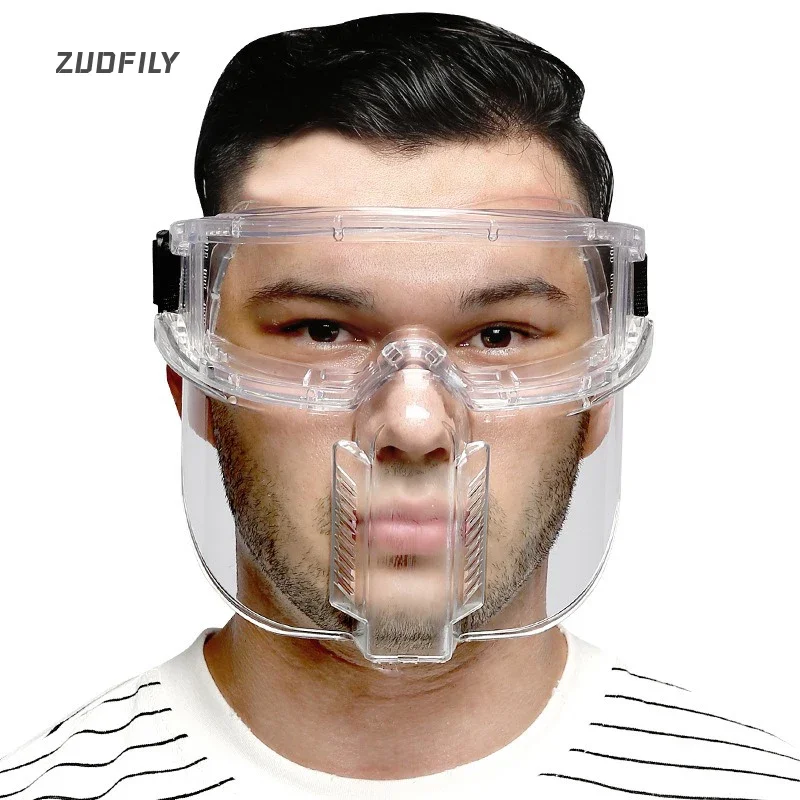 Industry Protective Visor High Temperature Resistance Polish Welding Dust Oil Splash Resistant Anti Impact High Definition Visor