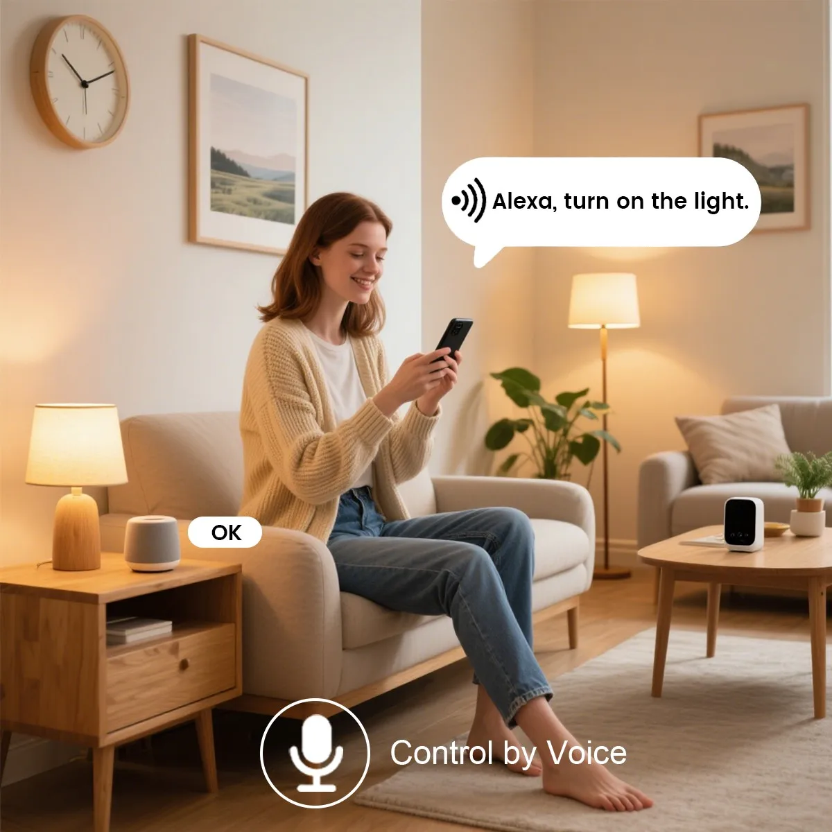 디밍이 가능한 E27 LED 전구 10W TUYA WiFi 스마트 RGBCW 다채로운 85-265V 조명 앱 조정 지원 Alexa Google 홈 앨리스 음성 제어