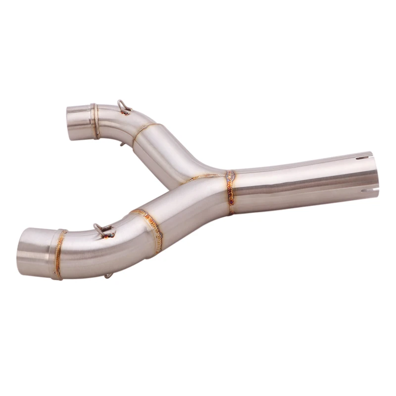 Slip On Motorcycle Exhaust Mid Connect Tube Middle Link Pipe Stainless Steel For Aprilia Shiver 750 2010-2016 - Image 5