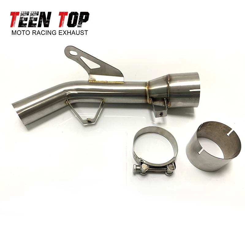 Tuyau Intermédiaire D'Échappement Pour Kawasaki Z900 2017-2024 - Acier Inoxydable 51mm - Améliore Flux Et Réduit Le Bruit - 12