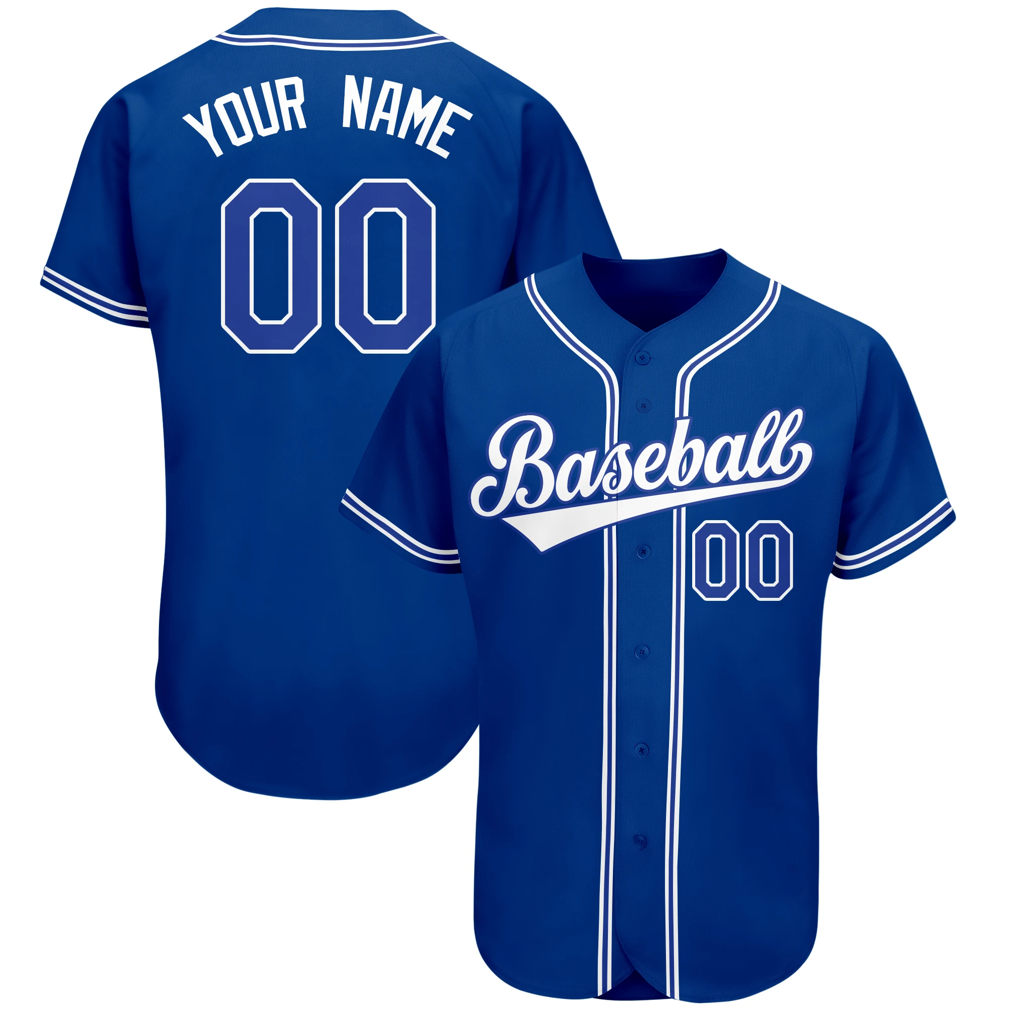 

Personalized Custom Baseball Jersey College League Baseball Shirt Print Team Name Number Softball Game Practice Uniform Men/Kids