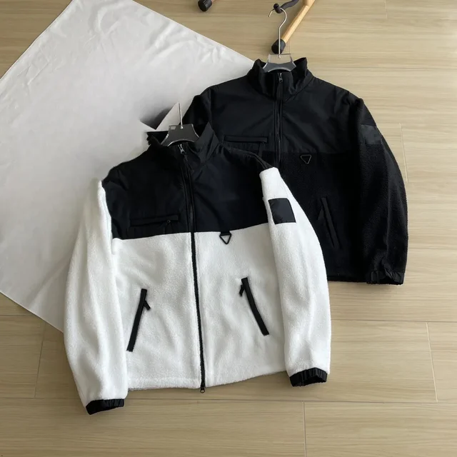 Thickened Warm Lamb Wool Fleece Jacket Top For Men And Women New Style Embroidery Autumn/Winter Season Motorcycle Equipment Acce