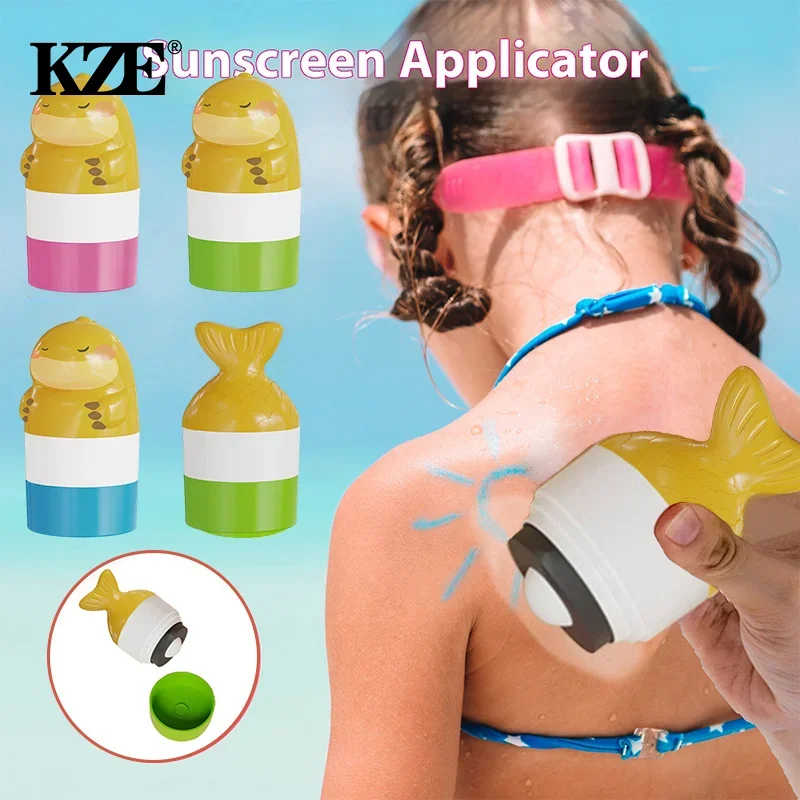 100ml Refillable Sunscreen Roll-on Applicator Portable Travel Storage Bottle