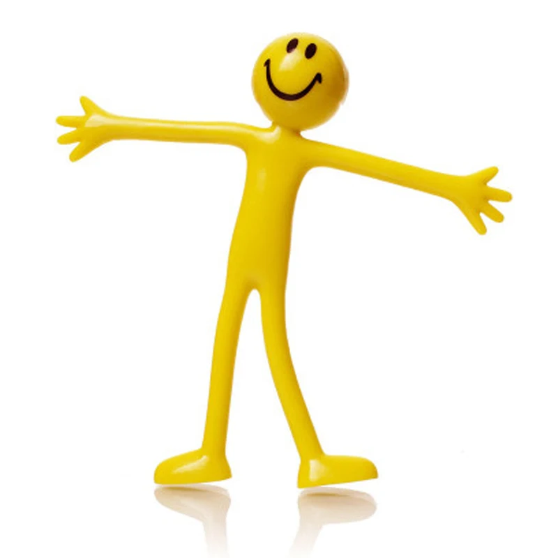 5PCS Funny Expression Bendy Men Toy Novelty Cool Gadgets For Kids Party Favours Birthday Gift Juegos De Fiesta Kinder Spielzeuge
