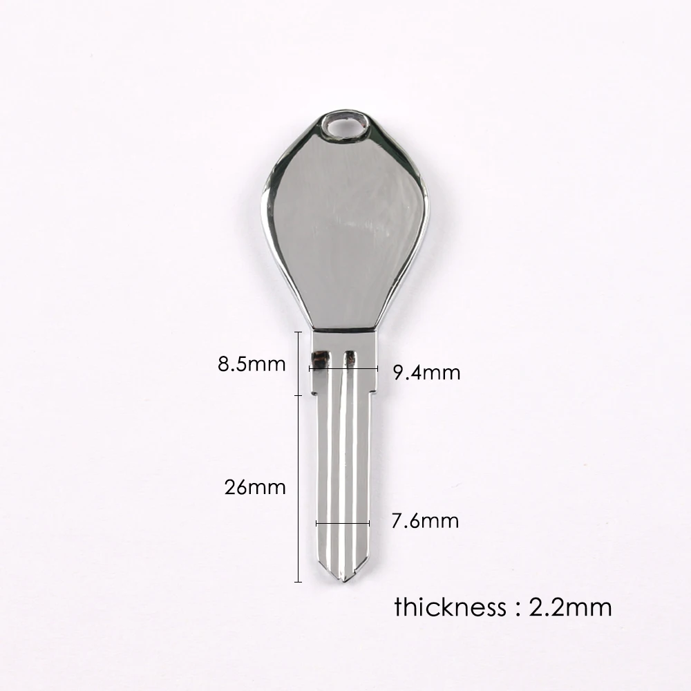 Left Slot-1 Piece Alloy Key Blanks for Motorcycle Harley Davidson X48 X72 XL883N/L/R.XL1200 Hardon Key Embryo(all-in-one-shaped)
