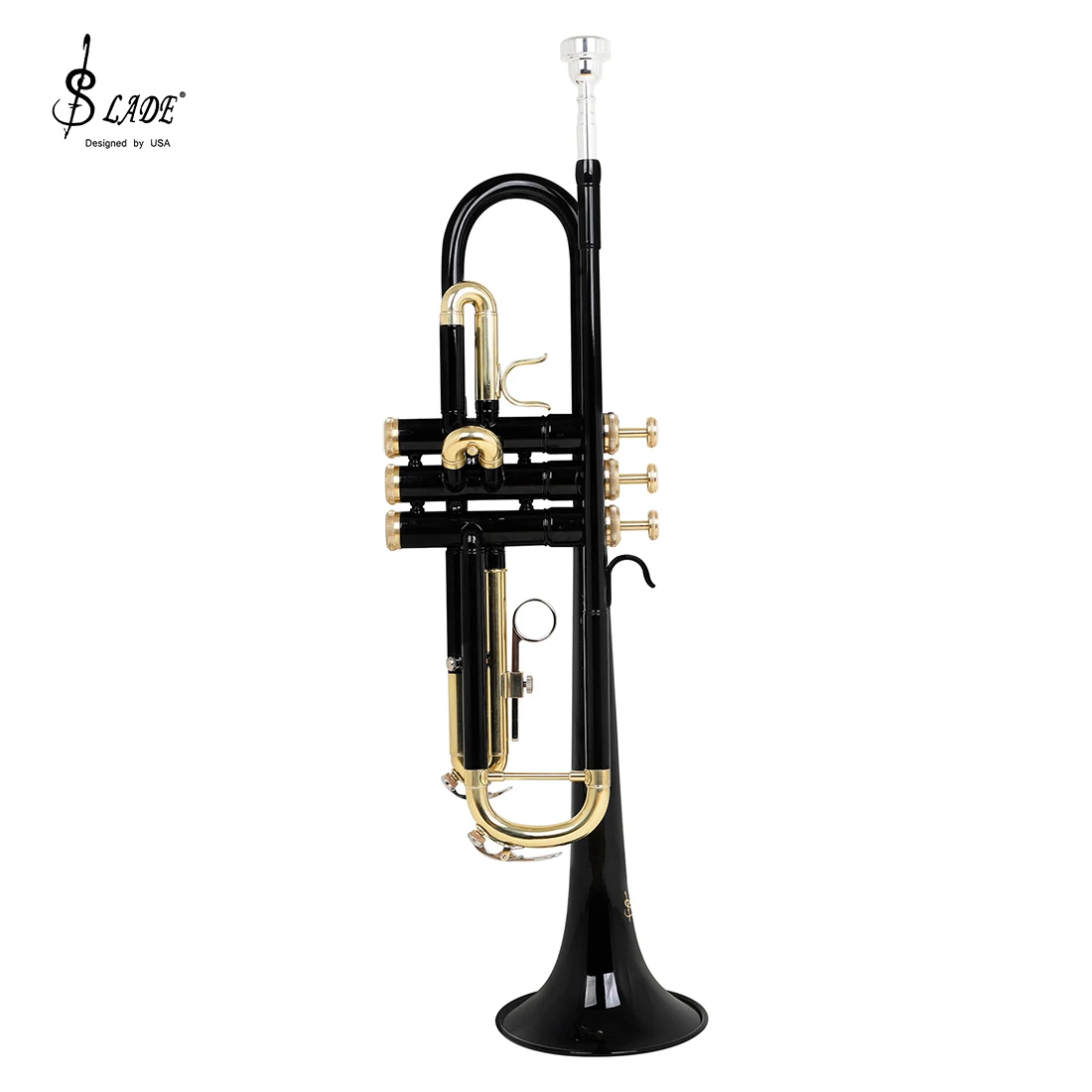 Trumpet B-Flat Trumpet Set Brass Body Instrument for Practicing trumpet instrument