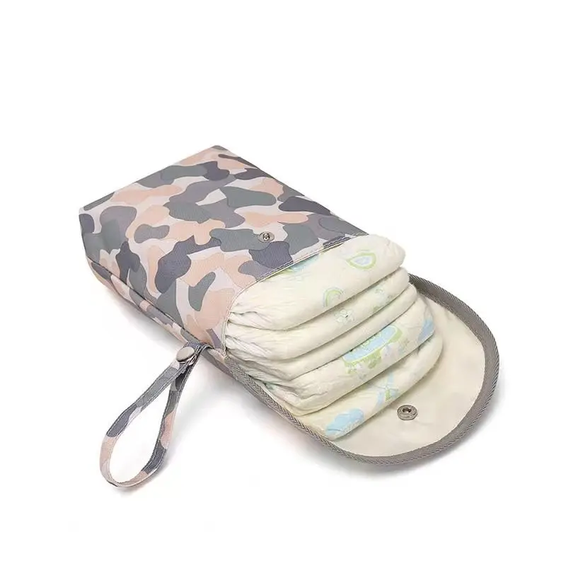 

New Waterproof and Reusable Baby Diaper Bag Baby Handbag Large Capacity Mommy Diaper Storage Bag Carrying Bag for Going Out