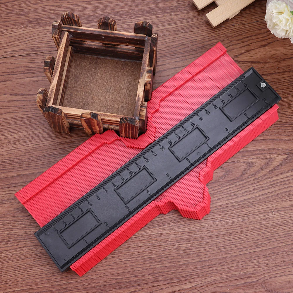Contour Gauge Profile Duplicator Tool Adjustable Lock Laminate Tiles Meethulp Gauge Alloy Edge Shaping Wood Measure Ruler