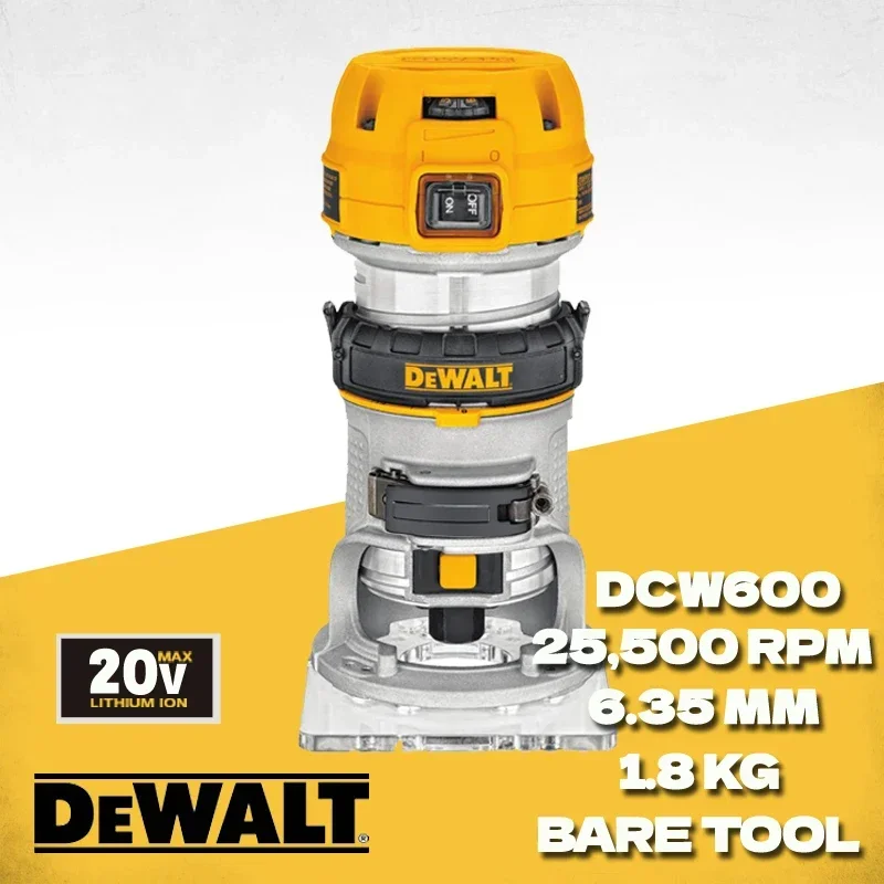DEWALT-20V-Cordless-Electric-Trimmer-DCW600-Wood-Hand-Trimming ...