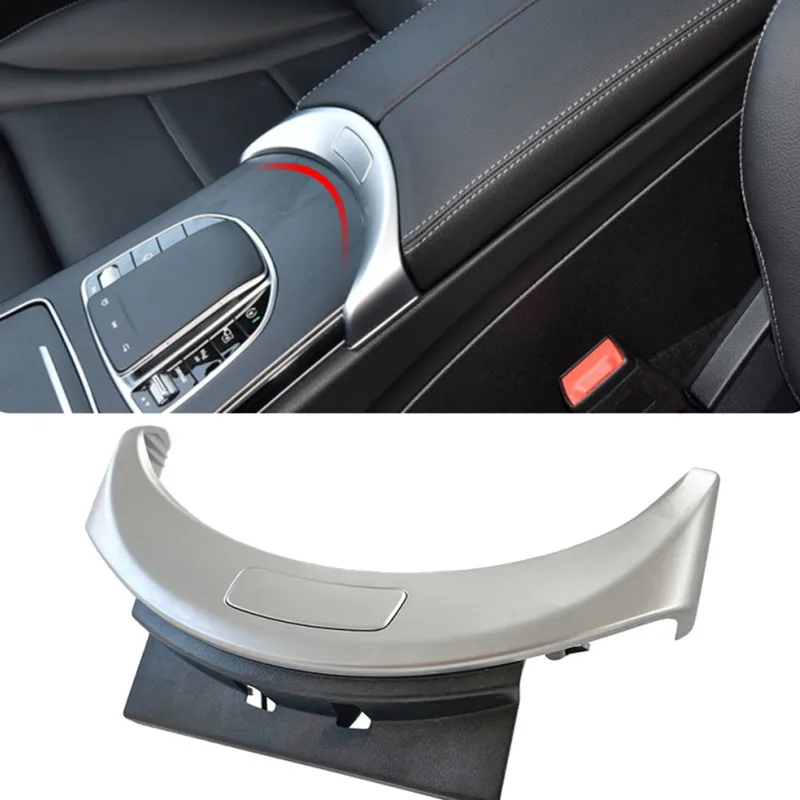Electroplated Panel For Armrest Box Switch Button  For Mercedes-Benz C  Glc-Class Glc260 Glc300 C180