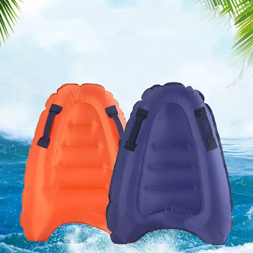 Swimming Surfboard  Practical with Handle Portable  Inflatable Swimming Floating Surfboard Beach Toy Sports Supplies 4 pcs floating keychain plastic containers sailing keys organizer beach abs bag hanging ornament boat