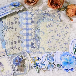 Vintage Scrapbooking Paper Stickers Set - 100 Pcs Self - Adhesive DIY Craft Embellishments (C)