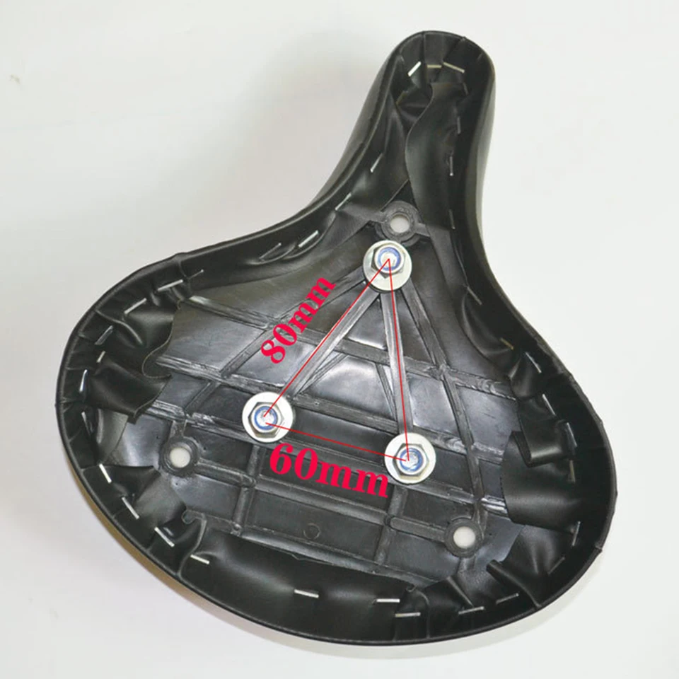 Selle De Vélo Confort Surdimensionnée Yodote - Noire - Mousse à Mémoire De Forme