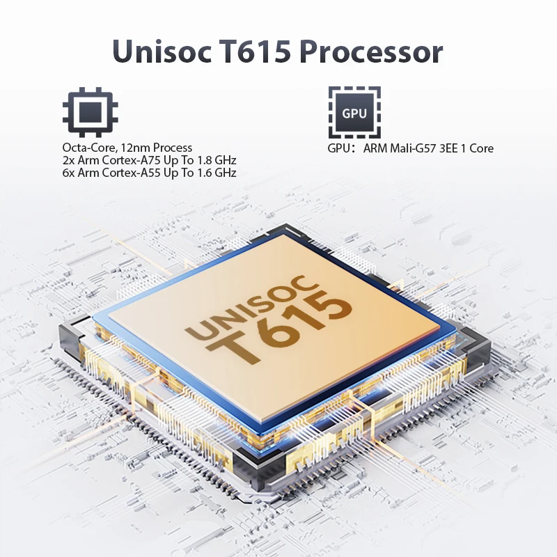 SVITOO P11-T Tablet Android 16 2025 11 Inch 90Hz Unisoc T615 20GB RAM 128GB ROM 8800mAh Battery WiFi 5 GPS Widevine L1 With Case