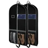 Garment Bags 2 Pack 43 Inch Garment Bags For Storage Travel Nonwoven Fabric Dress Bag Suit Bag Garment Bag With 2 Large Mesh Poc 1