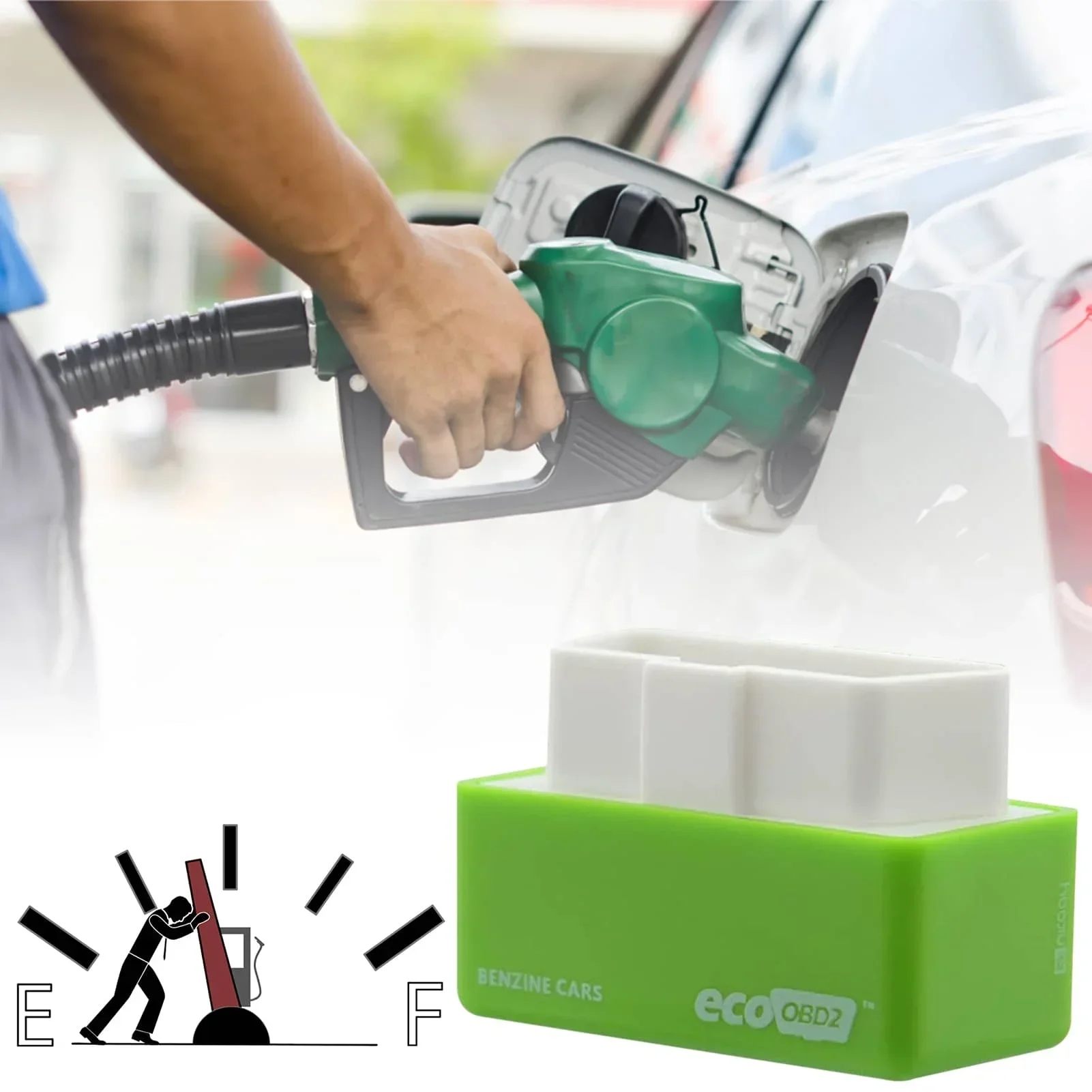 Vehicle Fuels Saver Eco OBD OBD2 Universal Benzine Economy Tuning Box Chip Device fuel saver For Petrol Car Saving