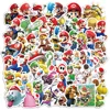 Cartoon Super Mario Game Stickers for DIY Laptop Notebook Skateboard Fridge Phone Kawaii Waterproof Decal Sticker Kids Toys 1