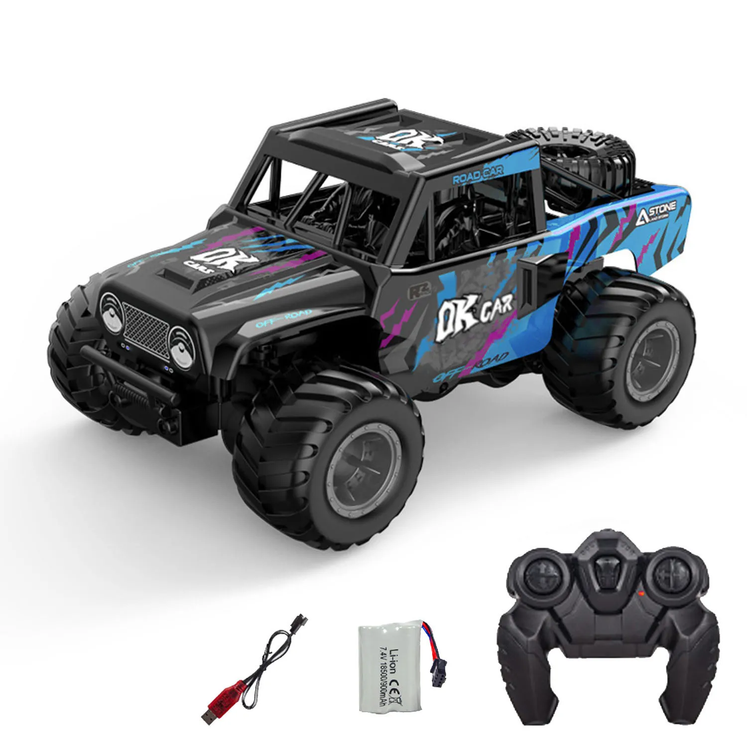 Q191 1/18 4*4 RC Fuoristrada 2.4G Telecomando Crawler Anfibio All Terrain Controllato Rotazione 360 Stunt Car Modello RTR - immagine 2
