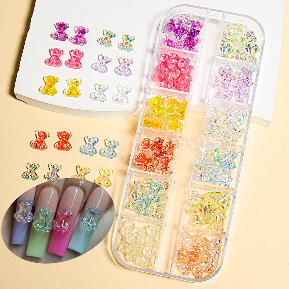 Deluxe Nail Art Rhinestones Kit with Storage Organizer for Stunning Holiday Designs