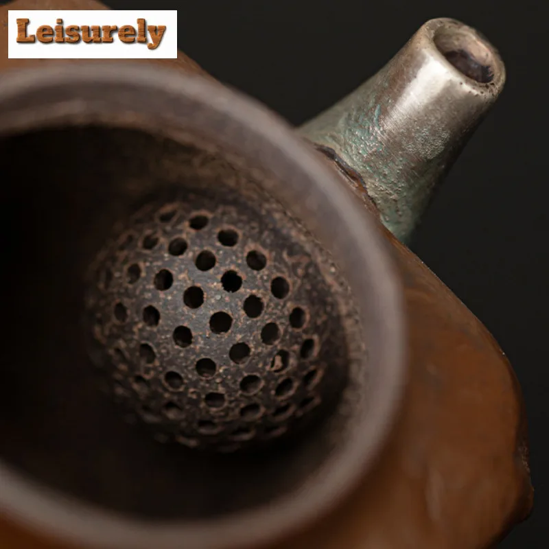 Antique Gilded Silver Fretwork Ceramic Tea Set Complete Set Zen Tea Ceremony Set Teapot and Tea Cup Set Tea Services Decoration