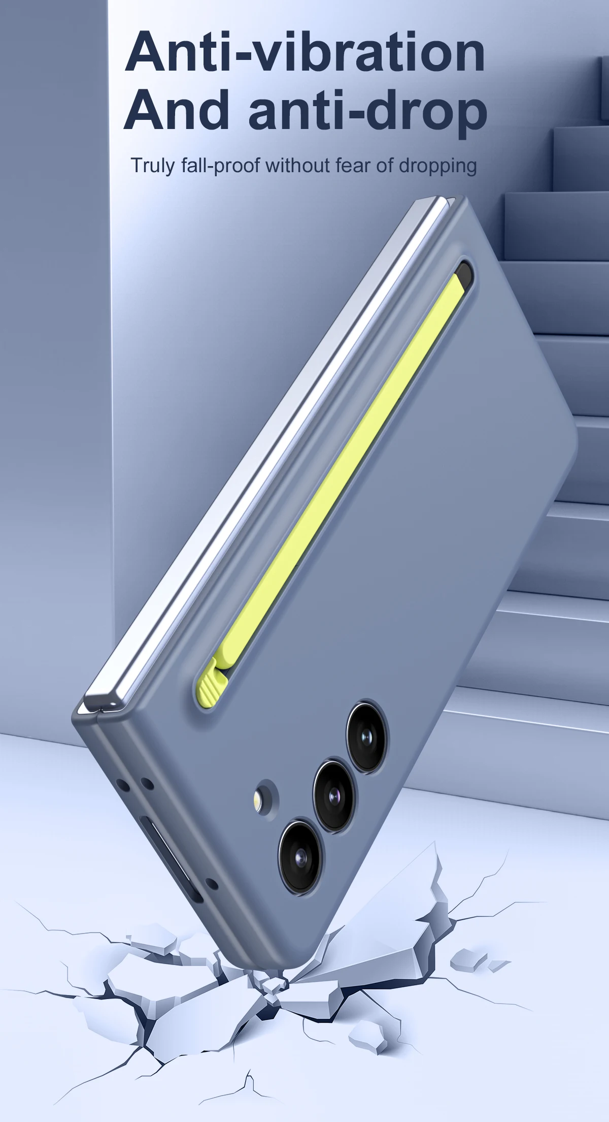 Phone Case For Samsung Galaxy Z Fold 5 4 With Touch Pen And Screen_voghion.com