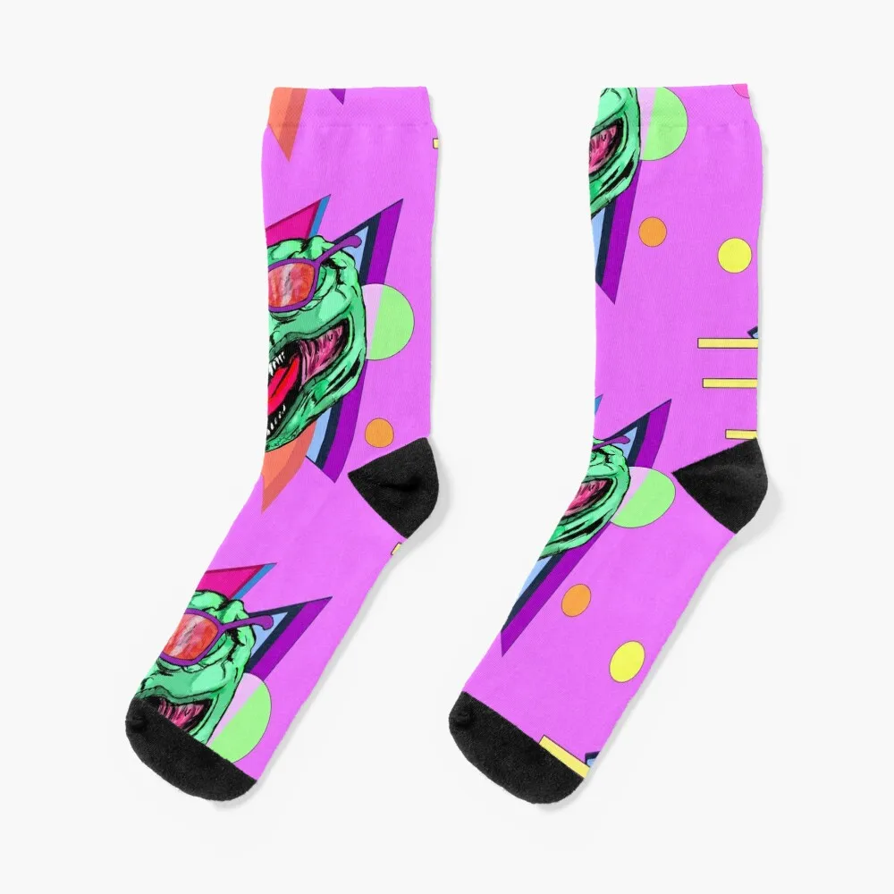 90's Dino: The New Wave Socks sports and leisure cartoon socks Socks Men's Women's